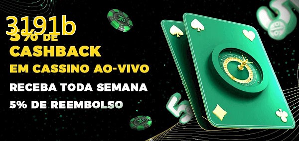 Promoções do cassino ao Vivo 3191b